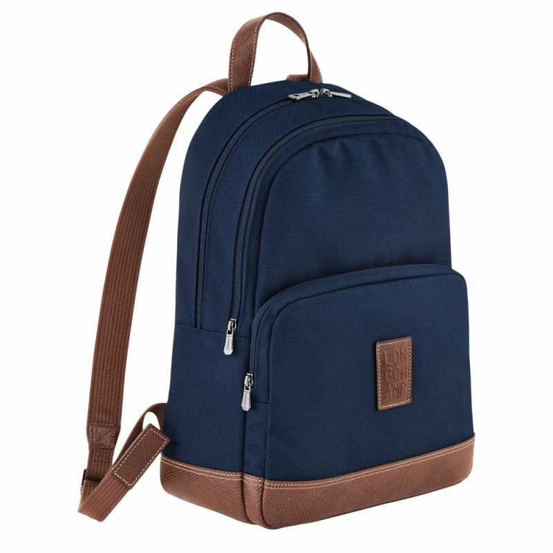 Navy Longchamp Boxford Men's Backpack